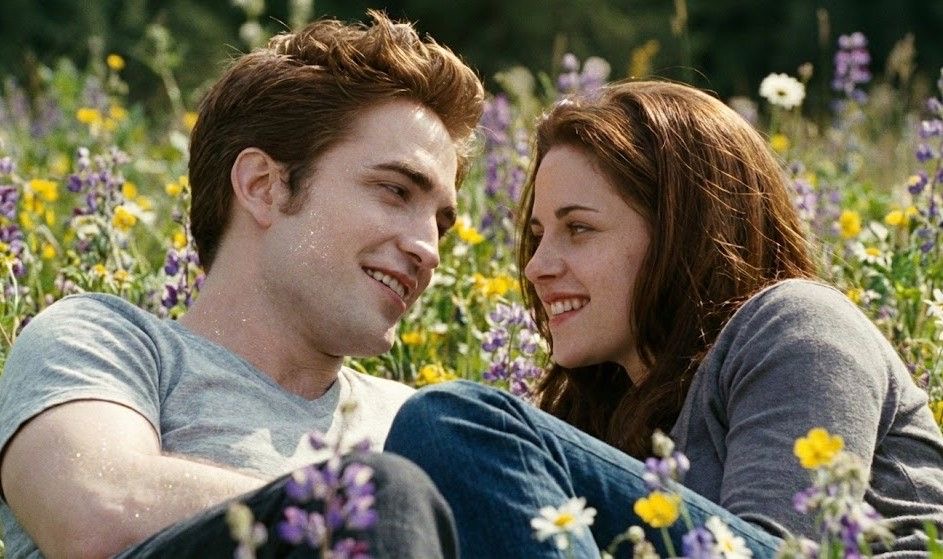Bella e Edward em Crepúsculo