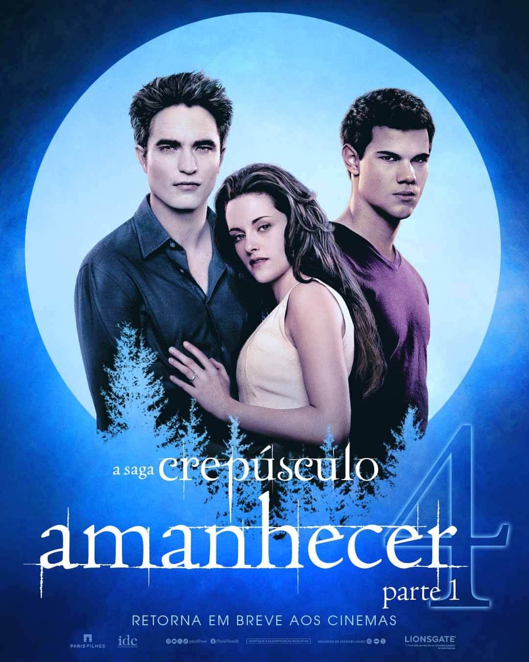 A Saga Crepúsculo: Parte 1 (Relançamento) Estreia: A Saga Crepúsculo: Parte 1 (Relançamento)