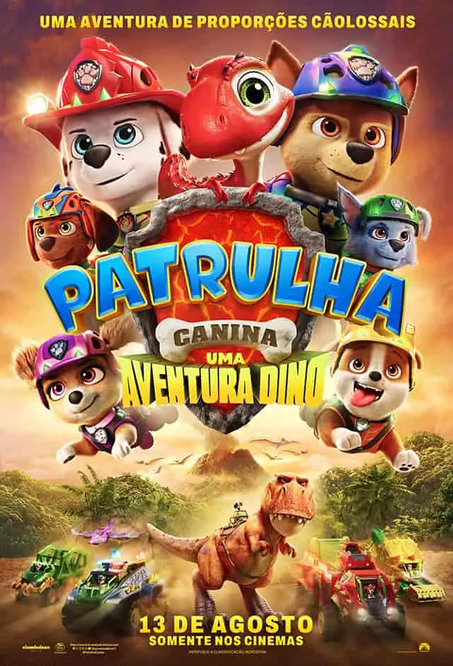 Patrulha Canina, uma Aventura Dino Patrulha Canina, uma Aventura Dino — imagem de capa da crítica sobre Cinema, Paramount