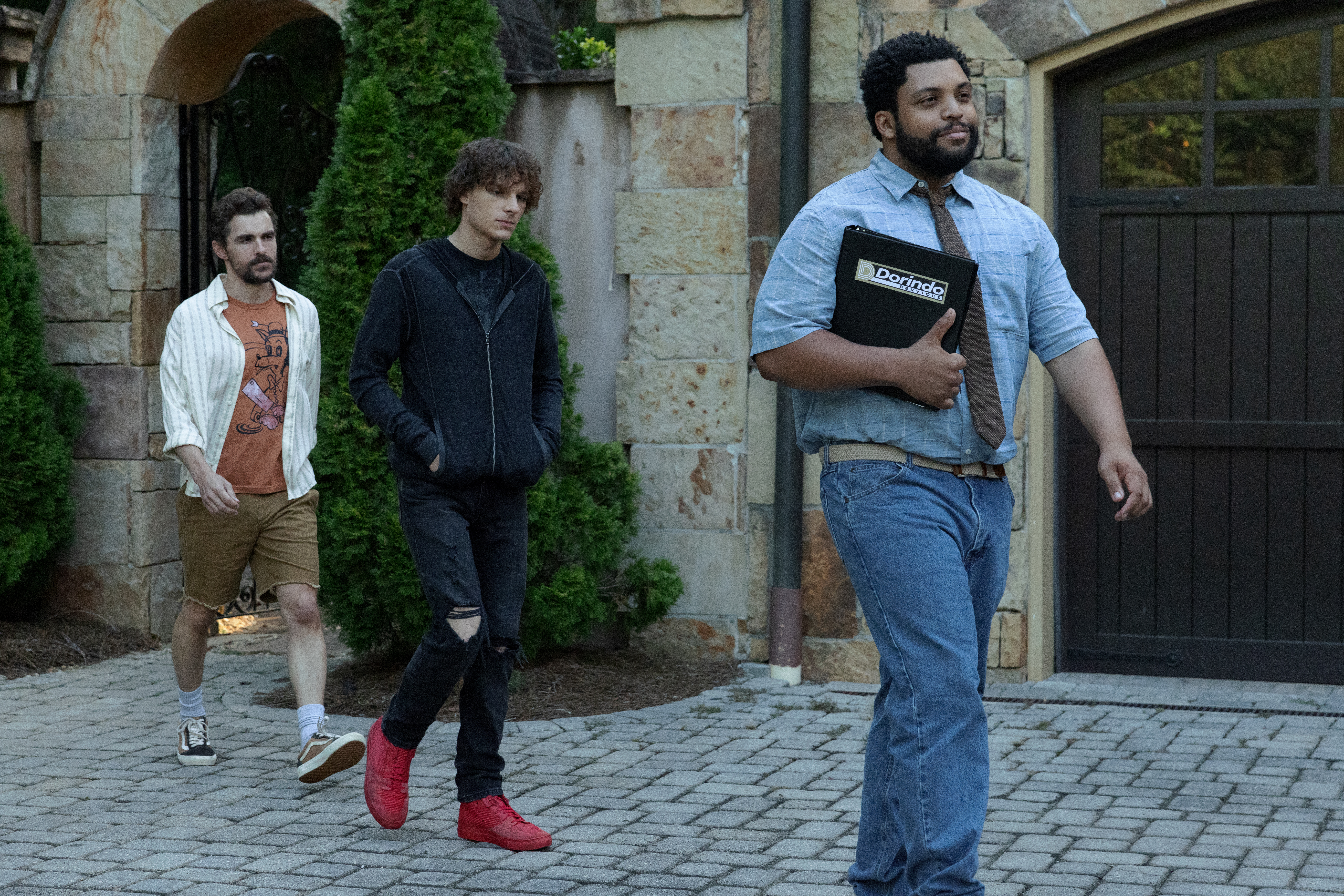 Dave Franco, Mason Thames, and O’Shea Jackson Jr. in Macon Blair’s IDIOTS. Courtesy of Independent Film Company. An Independent Film Company Release